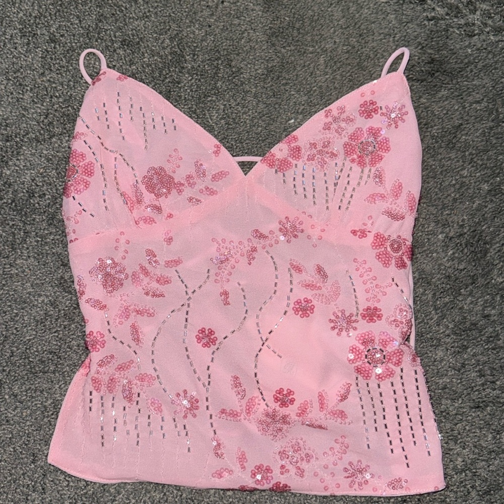 Peppermayo Kamilla Sequin Cami Top
